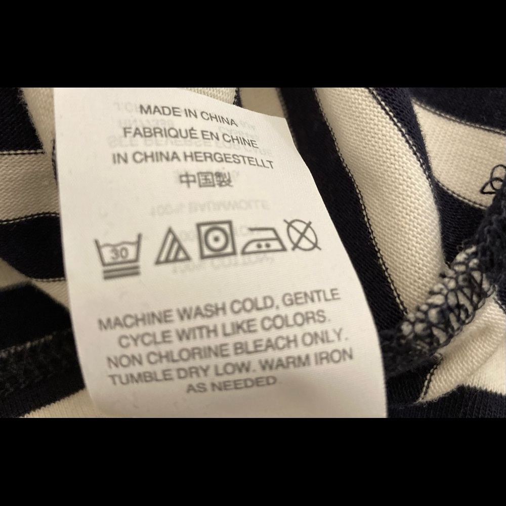NWT J.Crew short sleeve striped cotton dress - Picture 7 of 8